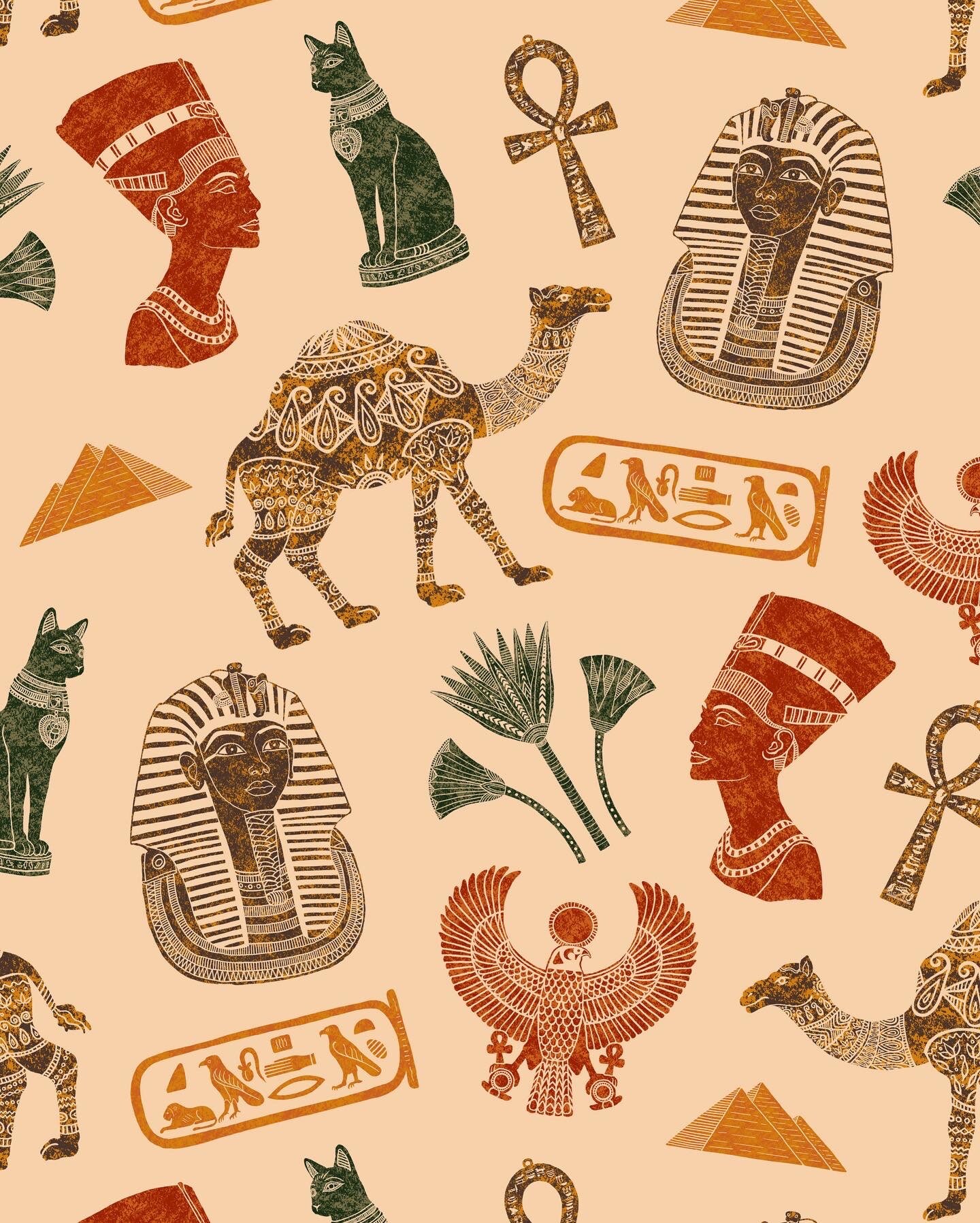 Ancient Egypt Print Dress Nefertiti Statue Print Dress Etsy