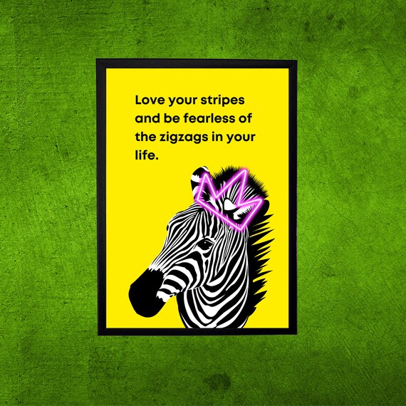 絵画【LOVE ZEBRA】