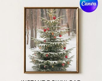 Palline per albero di Natale in vetro Merry Christmas per decorazione