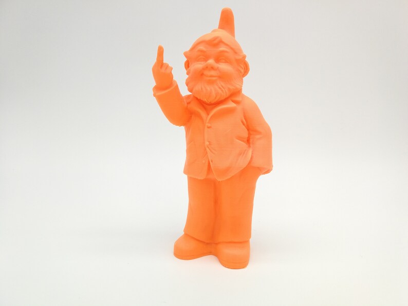 Gnome Doing the Middle Finger Statue Gnome Etsy Australia