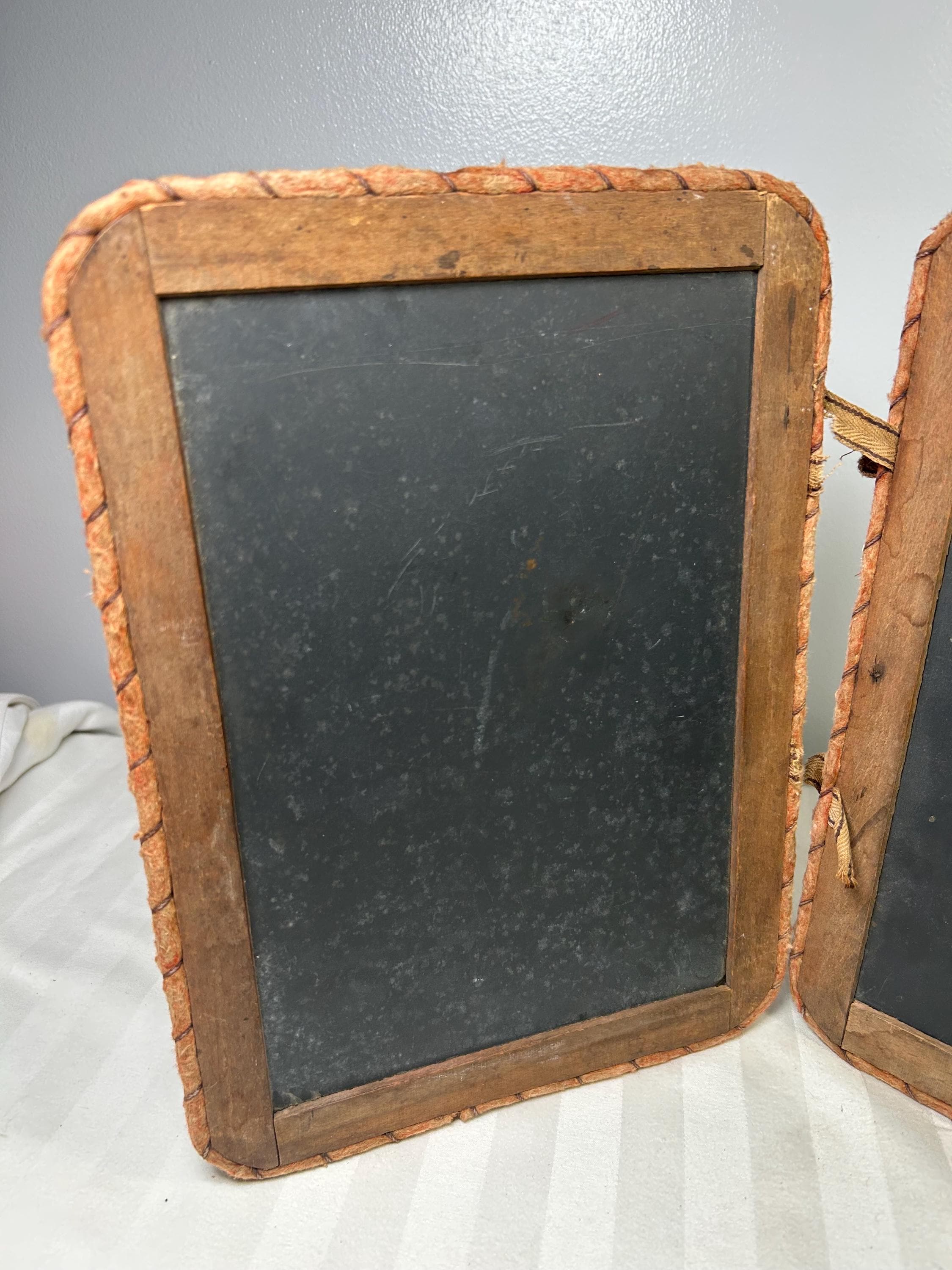 Pack De 2 Pizarras Pequeñas De 20 X 30 Cm Con Marco De Madera – Ideales Para Escritura, Escuela Y Juegos Infantiles