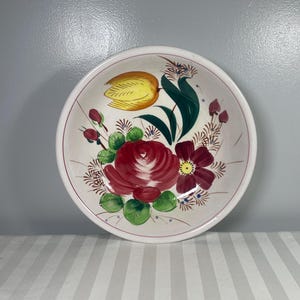 Ironstone Ware Large Floral All-Purpose Hand-Painted Bowl Made in Japan 12&quot;