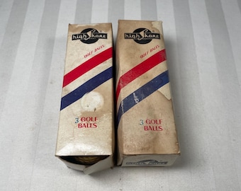 Vintage High Skore White Golf Balls 6 Total Balls