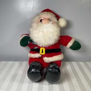 Stuffed Santa Plush Toy Commonwealth 2004 Christmas