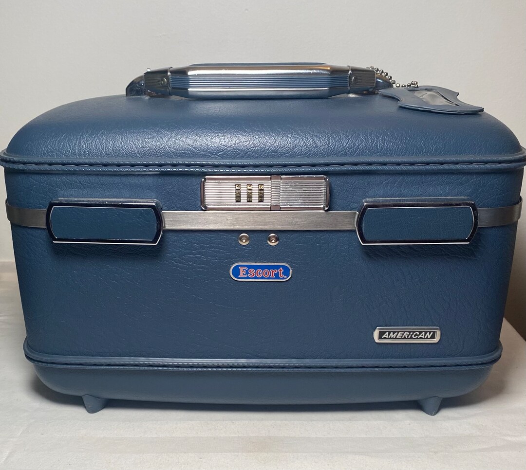 Vintage American Tourister Hard Case Cosmetic Tote Carry on Women's