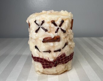 Große Wachs-Schneemann-Kerze