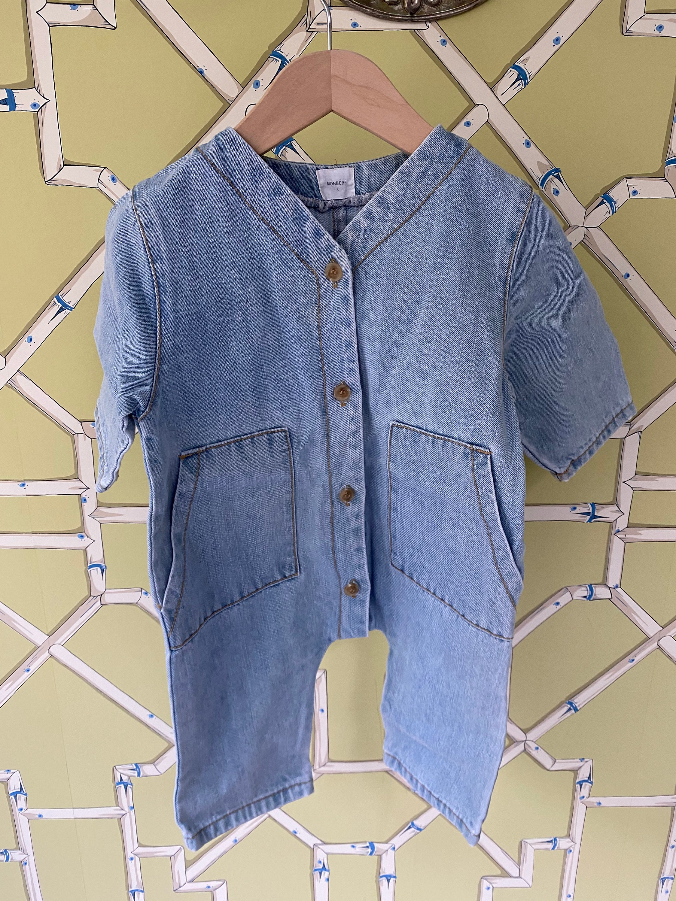 Baby jeans best sale jumpsuit
