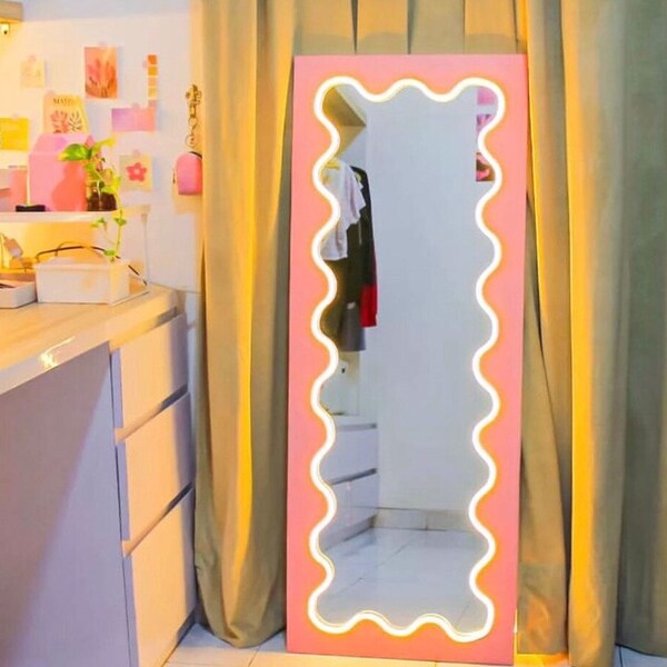 Lighted Wall Mirror Etsy