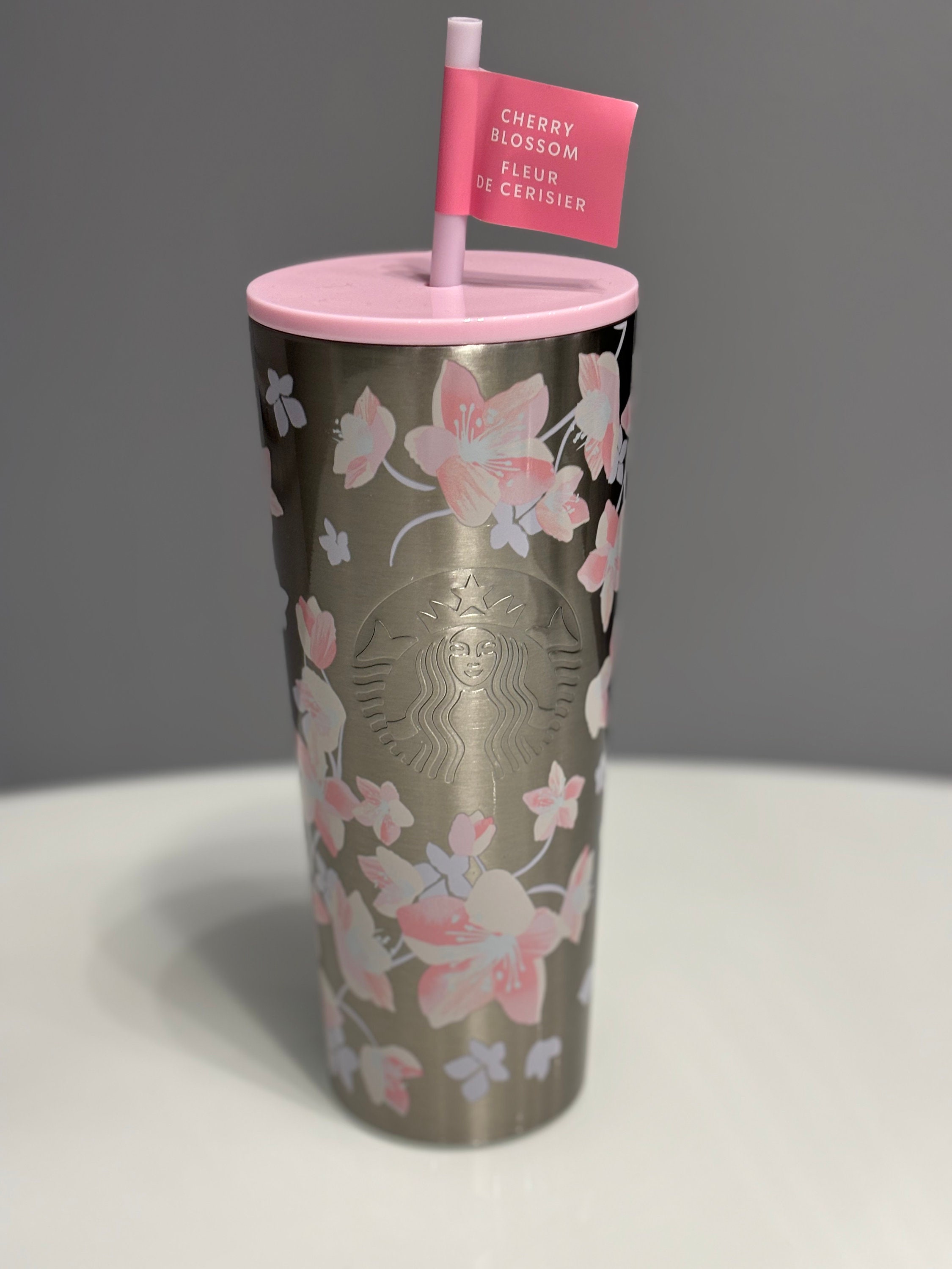 Starbucks Corée 2023 23 Cherry Blossom Flower Mug & Soucoupe 237ml