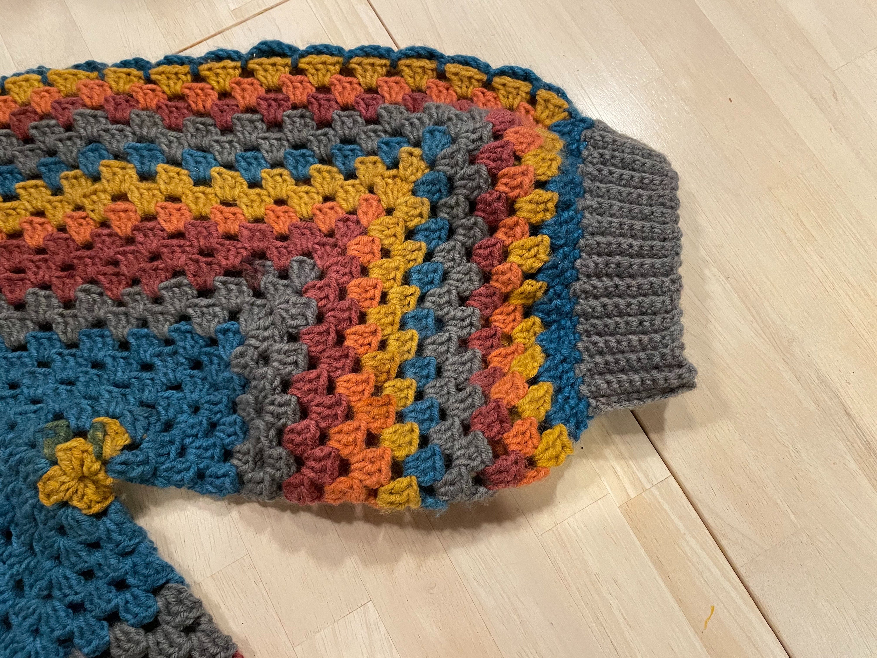 トップス enfold HEXAGON CARDIGAN 2024aw enfold HEXAGON CARDIGAN 2024aw Crochet hexagon cardigan