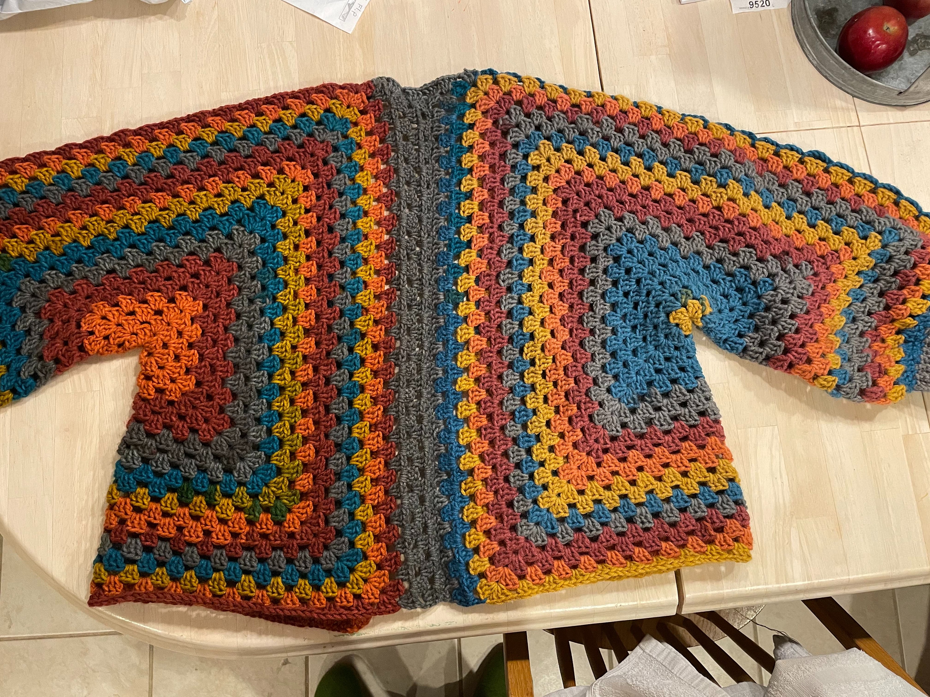 Hexagon Cardigan - Etsy