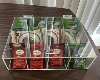 Acrylic tea organizer , tea box