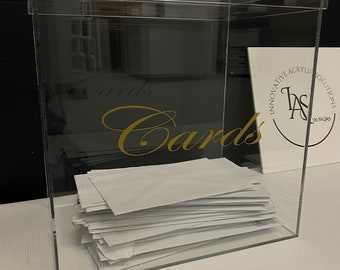 Clear Acrylic Envelope Box / Card Box