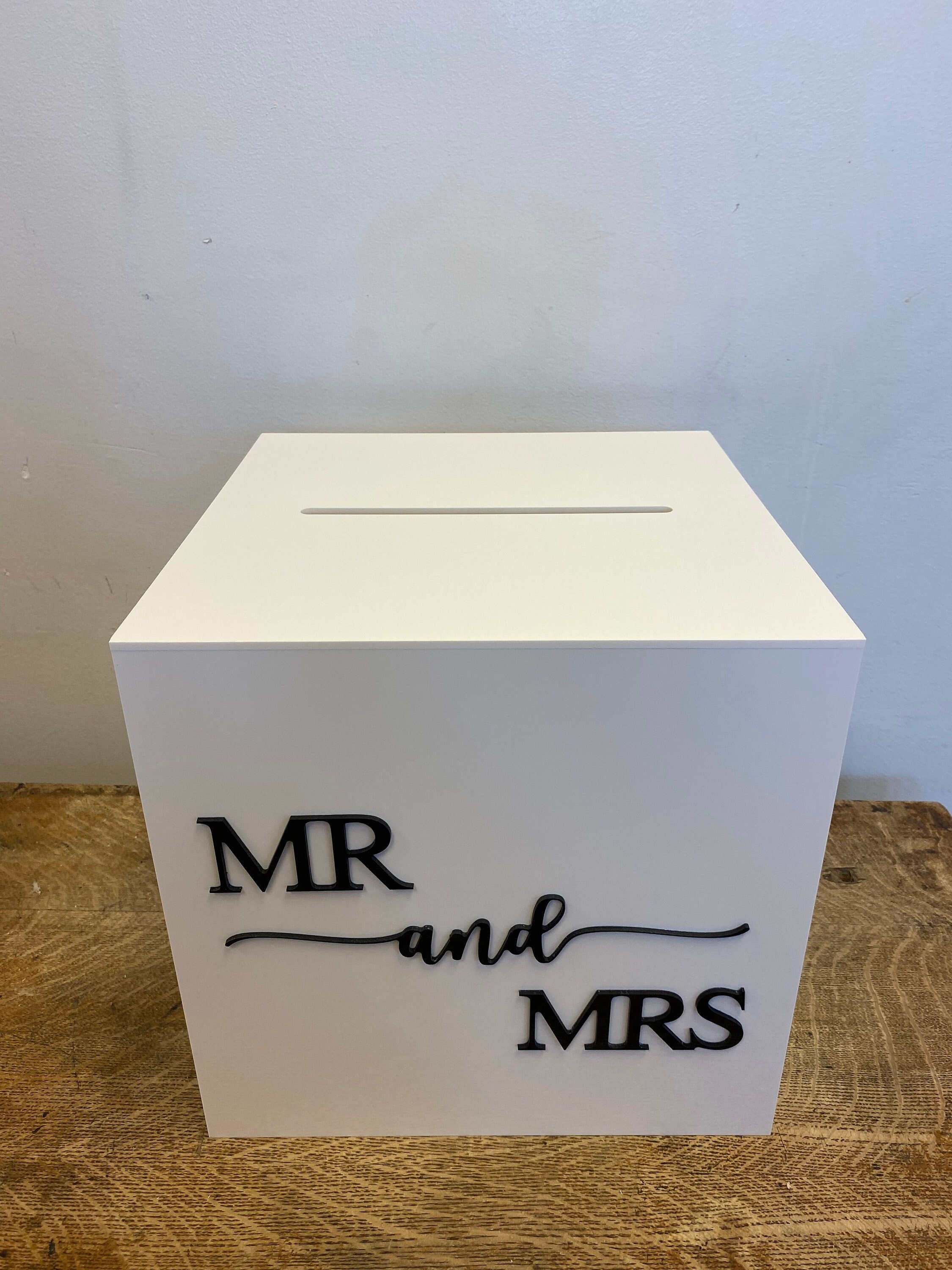 Personalized Wedding Card Box, Spring Wedding Decor, Envelope Box