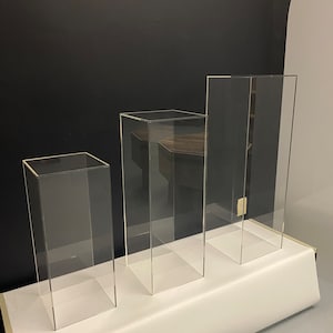 Clear Acrylic Pedestals / Plinths