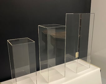 Clear Acrylic Pedestals / Plinths