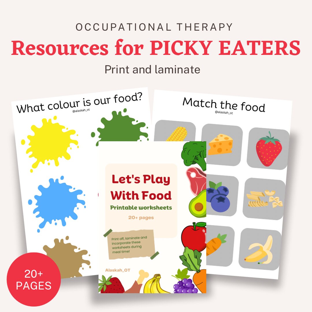 Occupational Therapy Home Resources for Picky and Fussy Eaters Sensory