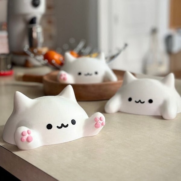 Adorably Kawaii Bango Cat Desk Toy and Decor