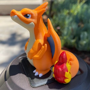 Shiny Mega Charizard Y TCG Figure : r/pokemon