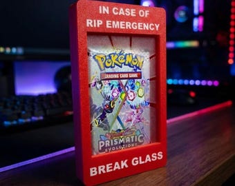 Rip Emergency – Break Glass Tcg Pack Display | 3D Printed Wall Mount