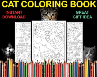 Cat Coloring Pages - 25