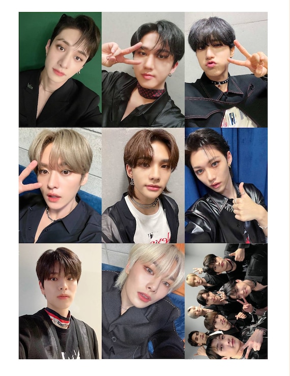 Stray Kids KCON Selfies Photocard Set Etsy