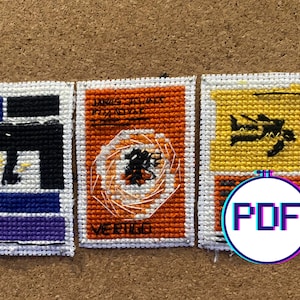 Saul Bass&#39;s Mini Cross Stitch Movie Poster Patterns