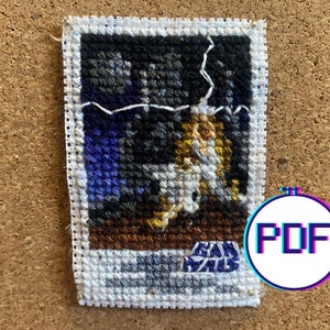 STAR WARS (1977) Mini Movie Poster Cross Stitch Pattern (PDF)