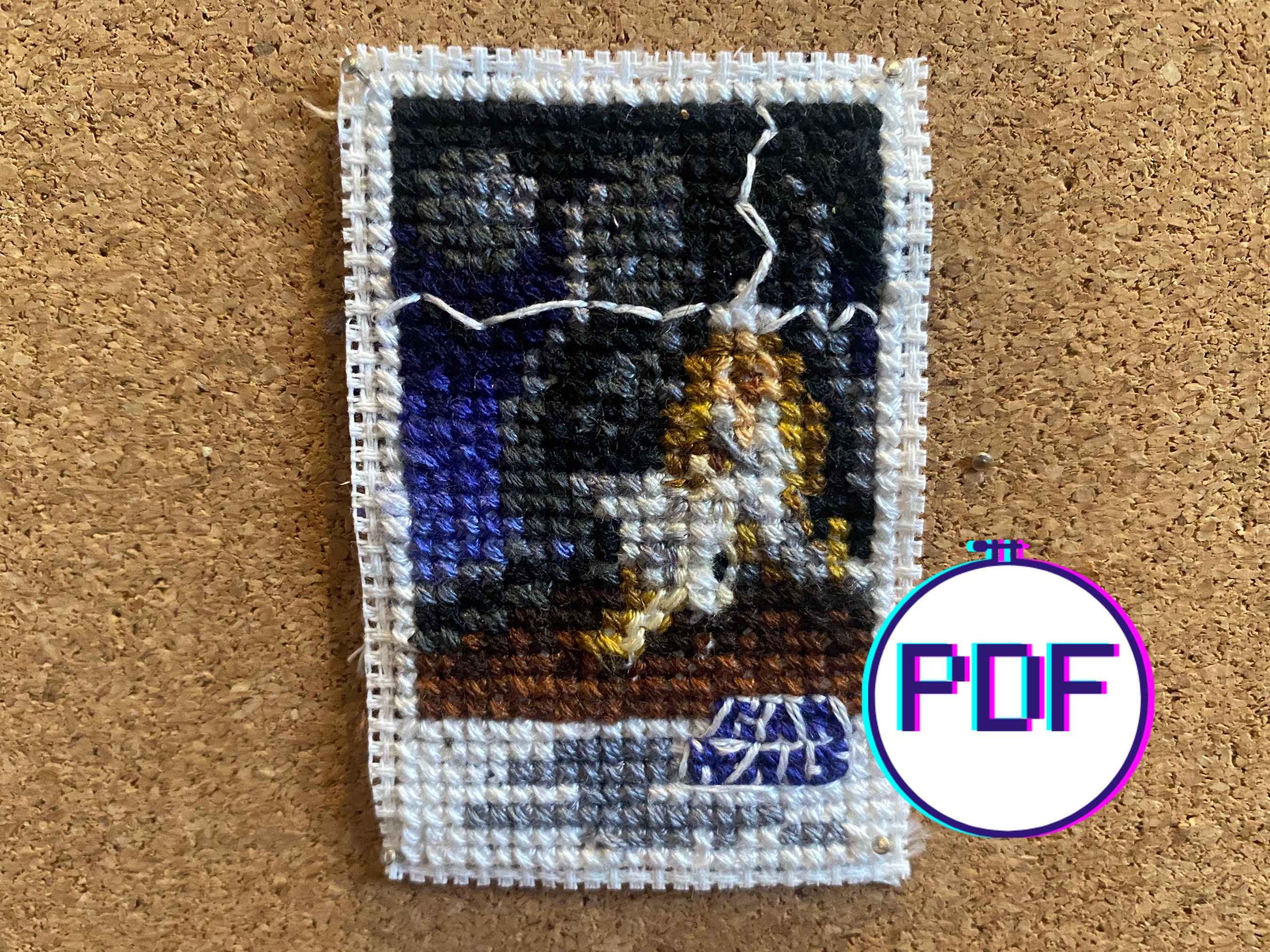 STAR WARS (1977) Mini Movie Poster Cross Stitch Pattern (PDF)