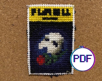 PHANTOM of the OPERA Mini Broadway Playbill Cross Stitch Pattern (PDF)