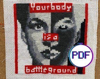 ヴィンテージ バーバラ クルーガー「Your Body Is A