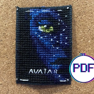 AVATAR Mini Movie Poster Cross Stitch Pattern (PDF)