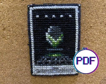ALIEN Mini Movie Poster Cross Stitch Pattern (PDF)