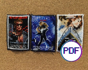James Cameron&#39;s Mini Cross Stitch Movie Poster Patterns