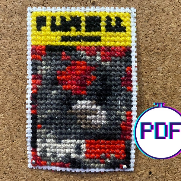 HADESTOWN Mini Broadway Playbill Cross Stitch Pattern (PDF)