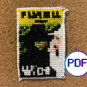 WICKED Mini Broadway Playbill Cross Stitch Pattern (PDF)