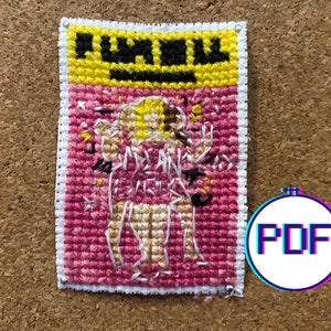 MEAN GIRLS Mini Broadway Playbill Cross Stitch Pattern (PDF)