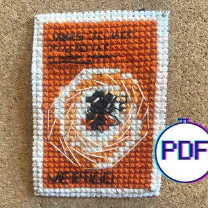 VERTIGO Mini Movie Poster Cross Stitch Pattern PDF Download