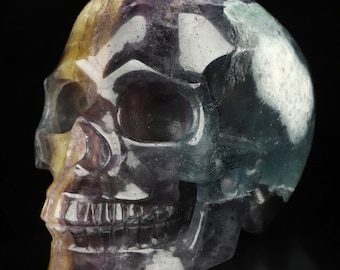 Fluorite  Crâne Cristal xl , Cranio , SchÄdel , Craneo , Skull , reikin