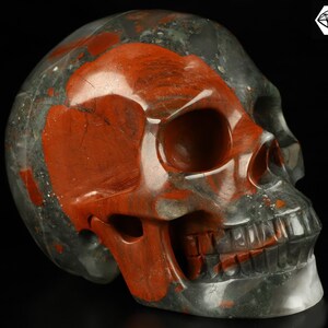 Pedra de Sangue Africana --&gt; Pedra de Sangue Africana / coleção / Litoterapia / Decoração / crânio Cranio, SchÄdel, Craneo