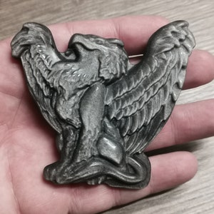 Griffon / Eagle, Engraving in Golden Obsidian -> 99 Gr