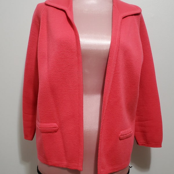 1960s The Union salmon pink cardigan/jacket