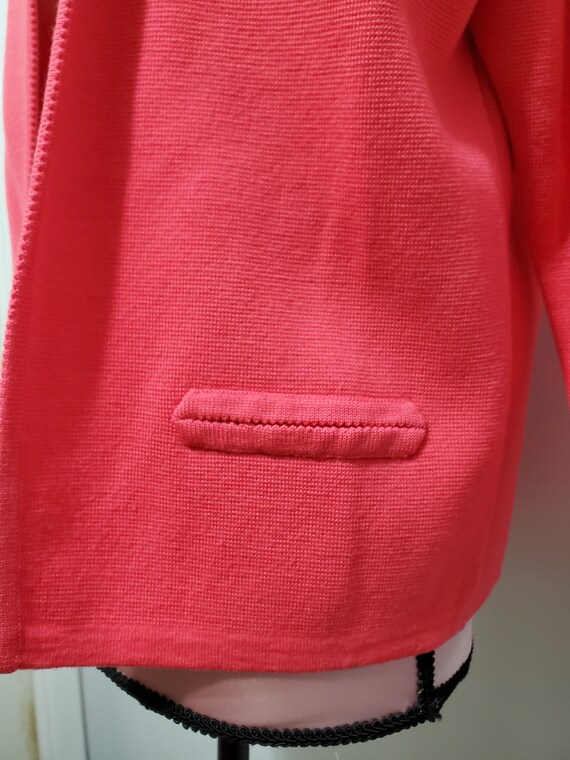 1960s The Union salmon pink cardigan/jacket - image 4