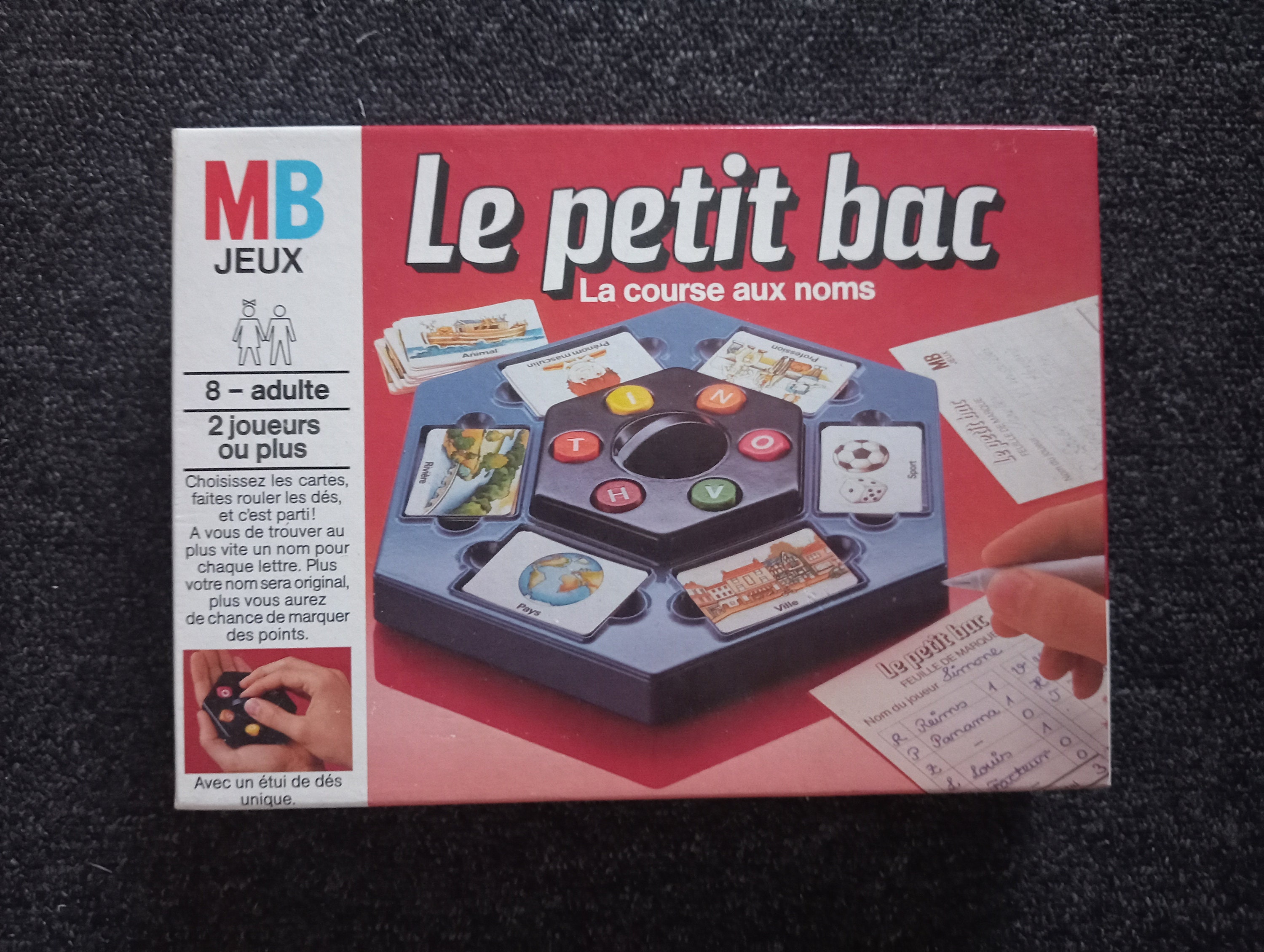 Jeu: le petit Bac by Frenchie
