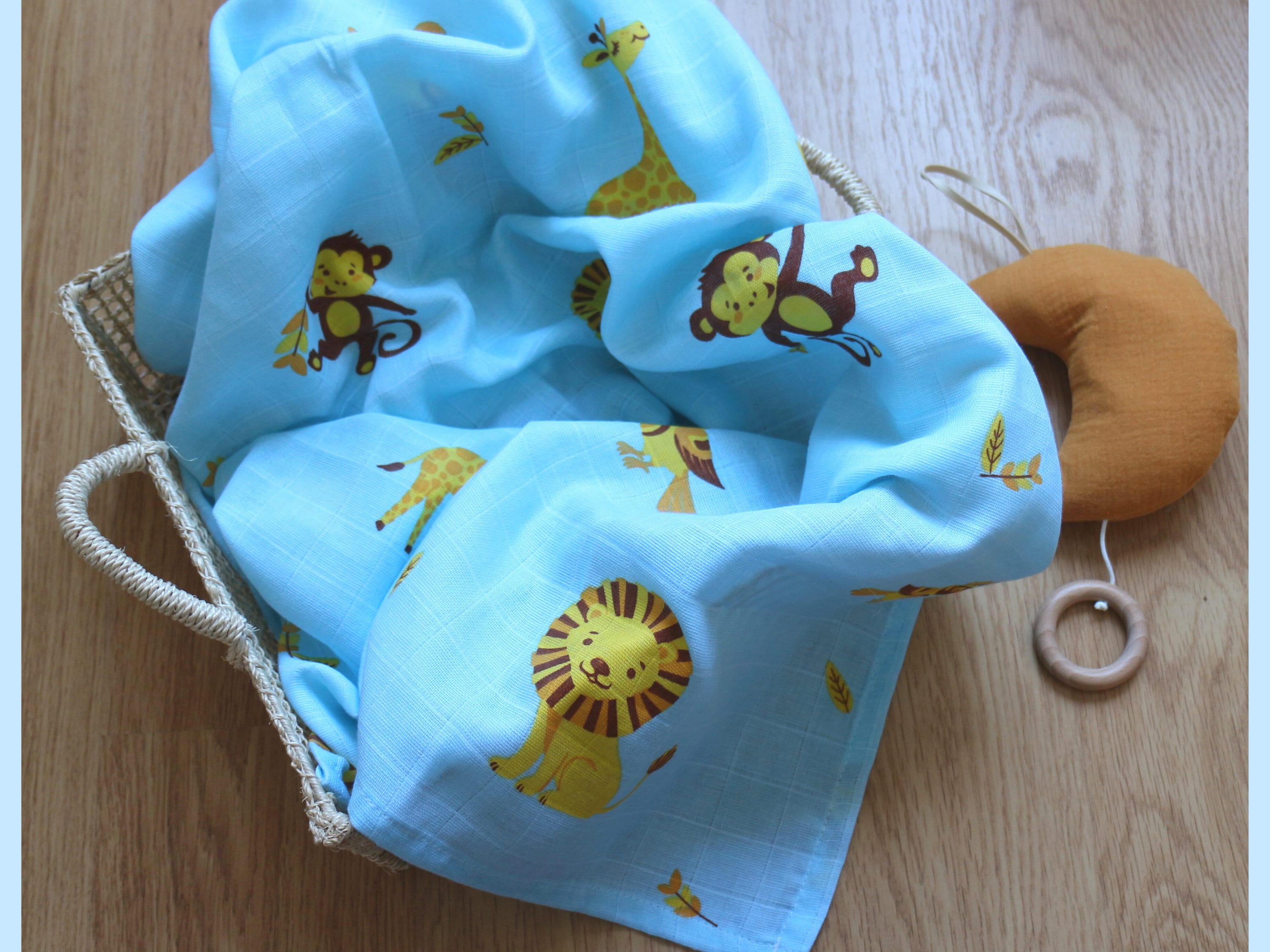 Safari Baby Gift Box Newborn Gift Set Gift for Baby Shower Etsy