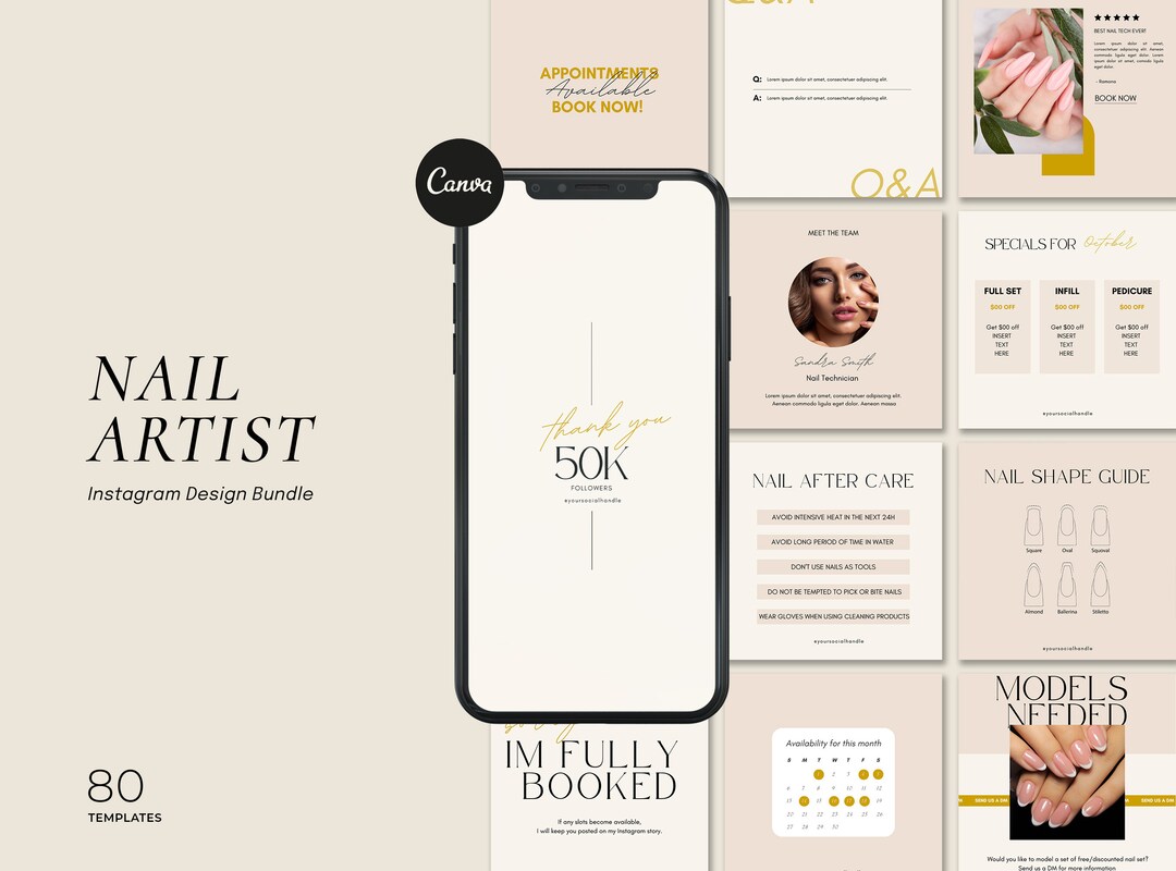 Nail Artists Instagram Posts ,nail Artist Instagram Template,nail Tech