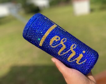 Custom Bling Rhinestone Tumbler - 24 oz