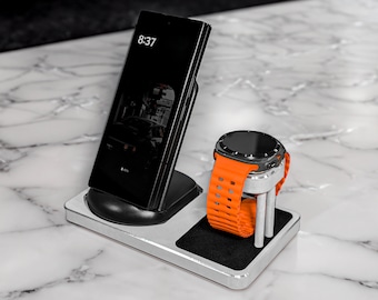 Custom Aluminum Samsung Galaxy Watch 8 / 7 / Ultra Smartwatch Wireless Combo