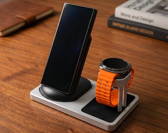 Custom Aluminum Samsung Galaxy Watch 8 / 7 / Ultra Smartwatch Wireless Combo