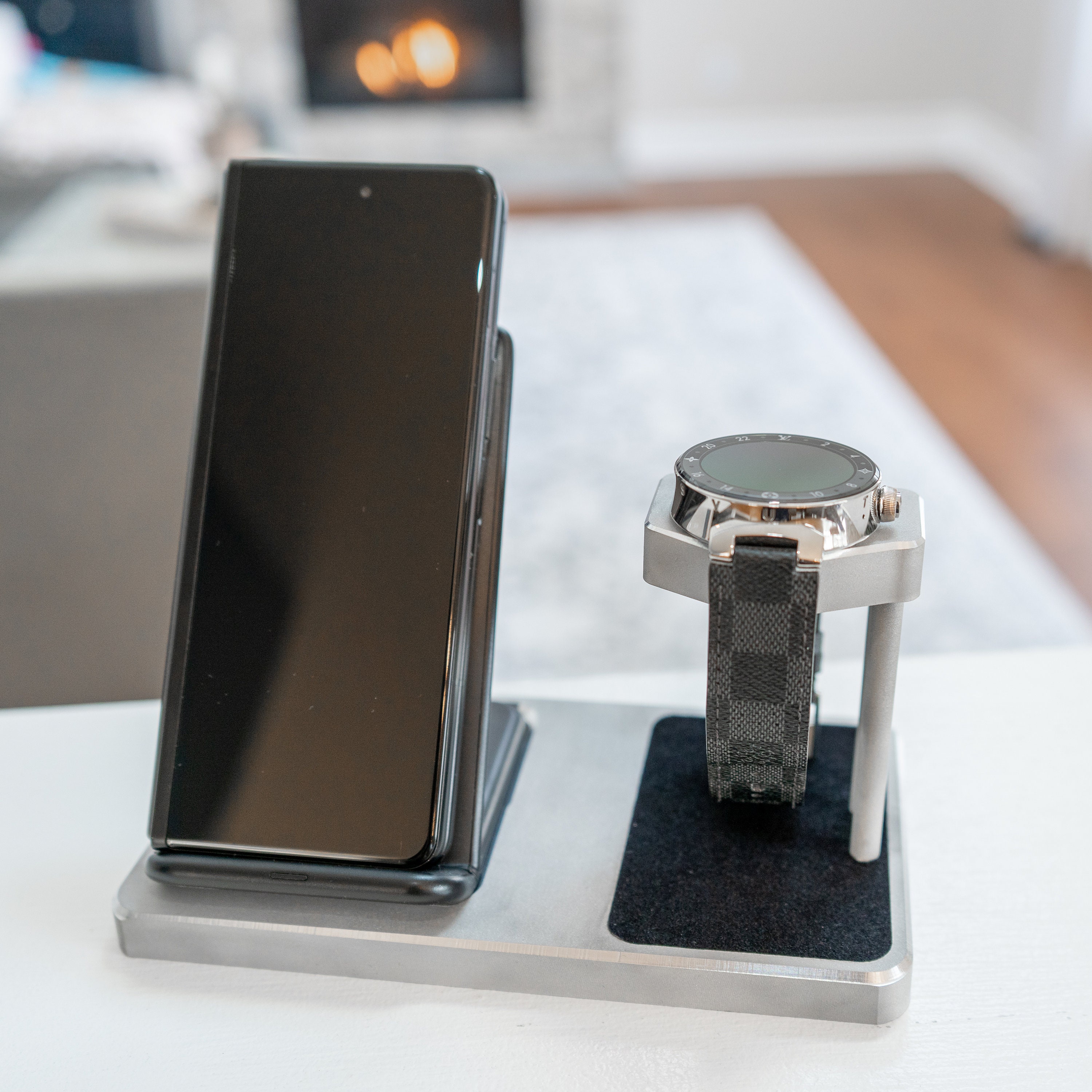 Louis Vuitton Tambour 1 and 2 Smartwatch Charging Stand (Headphone Model)